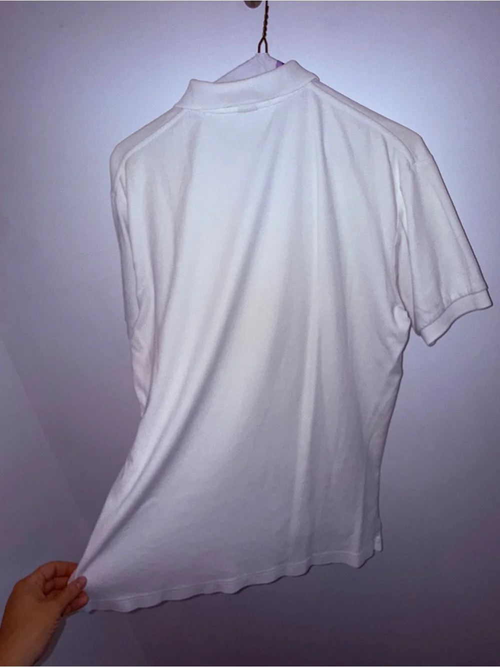 Ralph Lauren White Short-Sleeve Polo with Pony Logo